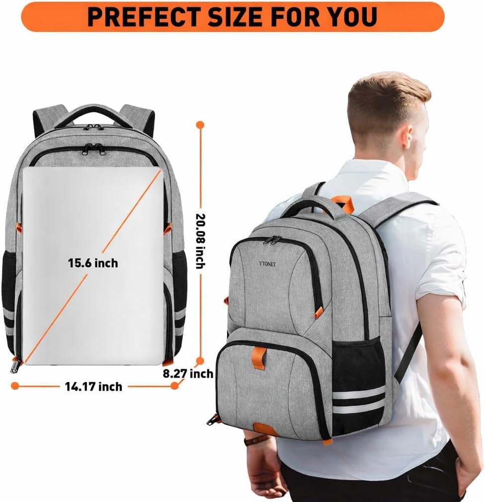 Ytonet Gym Backpack for Men Women, Backpack for Men with Shoe Compartment