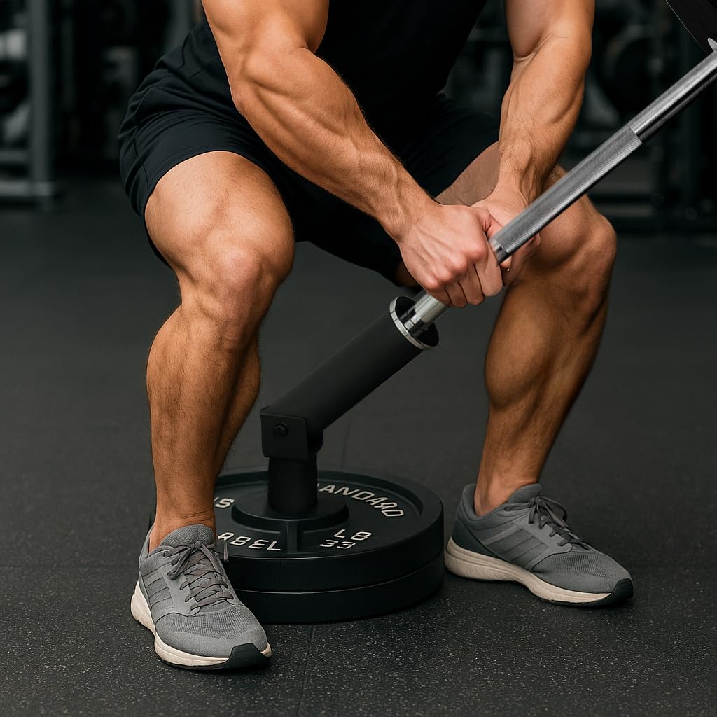 ANOSWXG 2 inch - Landmine Base Gym Equipment - T Bar Row Landmine Attachment For Barbell - Home or