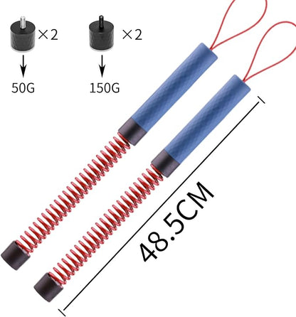 2PCS Ropeless Battle Rope,Adjustable Weight Battle Rope,Battle Ropes for Home Gym, Portable Exercise Ropes for Strength Training and Aerobic Exercise, Core Muscle Training