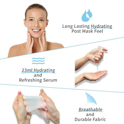 My Beauty Diary Squalene Restorative Hydrating Facial Face Mask (8 Sheets) - New English Version