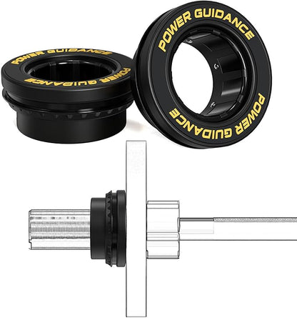 POWER GUIDANCE 50mm Barbell Clamps Barbell Collars, Quick Release Weight Olympic Barbell Clips for Bars, Non-Slip Olympic Barbell Clamps for Workout Weightlifting Fitness Training