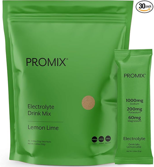 ProMix Nutrition Electrolytes Powder Packets - Sugar Free, Zero Calorie, Stevia Free, Fasting
