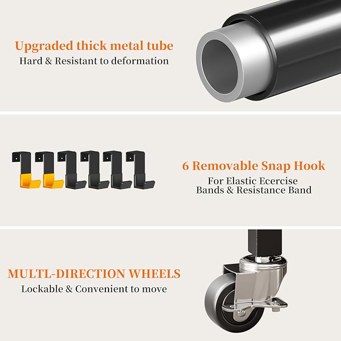 Homeiju 450LBS Dumbbell Rack,Weight Rack for Dumbbells,Weight Rack for Home Gym,Home Gym Storage for Strength Training Dumbbell Racks Stand with Wheels&Hooks