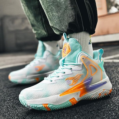 Basketball Shoes for Womens and Mens, Breathable Non Slip Outdoor Casual Unisex-Adult Fashion Sneakers
