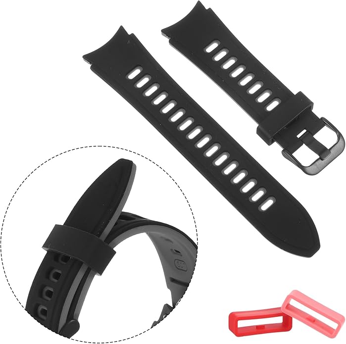 16 Pack Smart Watch Band Fixing Rings, Silicone Magic Band Holder Locks Clips Strap Holder Watch Strap Replacement Accessories (Multi-Color)