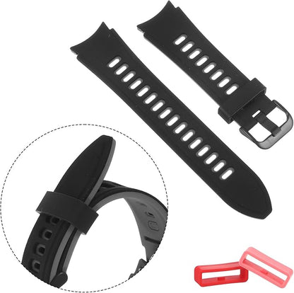 16 Pack Smart Watch Band Fixing Rings, Silicone Magic Band Holder Locks Clips Strap Holder Watch Strap Replacement Accessories (Multi-Color)
