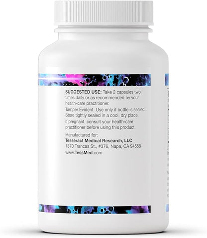 Tesseract NOX Flo SR Nitric Oxide Booster, Vascular Health Supplement, 120 Capsules, Sustained-Release L Citrulline, Coenzyme Q10 & R Lipoic Acid, Circulation & Blood Pressure Support, Hypoallergenic