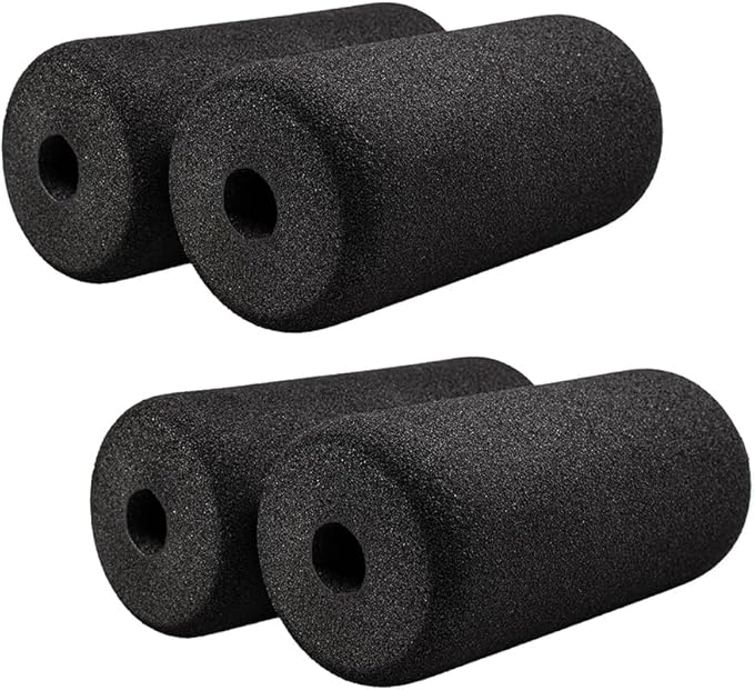 Foot Foam Pads Rollers(7.87in*3.14in*3.14in) for Exercise Machine, Inversion Table, Workout Bench, Sits Ups Replacement Parts, Home Gym Accesories