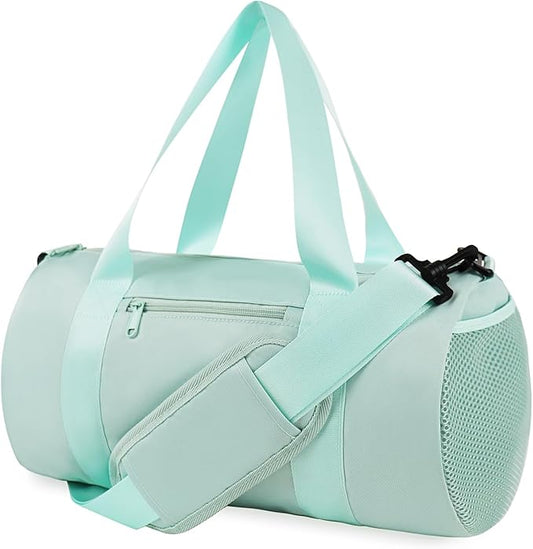 Small Gym Bag Duffel Bag for Women Men Fitness Sports Bag Workout Adjustable Detachable Shoulder