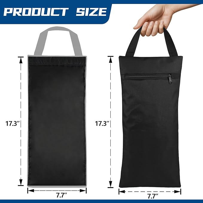 Unfilled Sandbag with Dual Compartment for Yoga 2 Pack Not Include Fillers