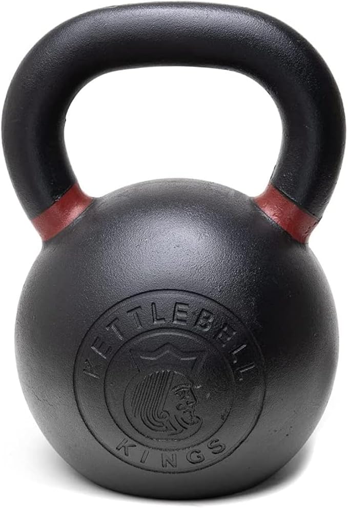 Kettlebell Kings Powder Coated Kettlebell Weights - 9-97 lb Strength Training Kettlebells for Men and Women - Hand Weights Workout Gym Equipment - Weights Set for Home Gym- New