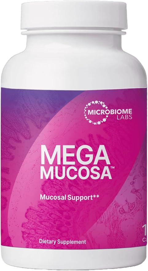 Microbiome Labs MegaMucosa - Amino Acids Supplement with Dairy-Free Immunoglobulins - Gut Health +