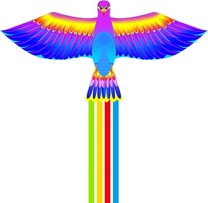 Mint’s Colorful Life Large Kite for Kids and Adults, Easy to Fly Single Line Beach Kites, Comes with 300ft String Handle