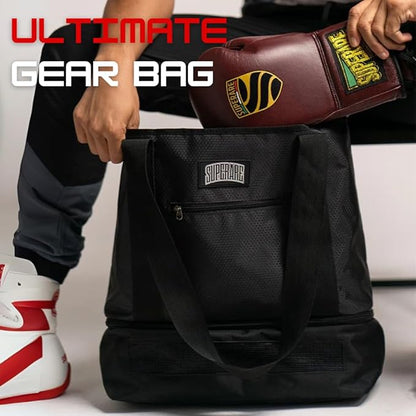 Superare Gear Bags - Gym Duffle Bag, Backpack, Tote Bag for MMA, Athletic Gym Boxing Bag - Enorme, Carico, Diario, Sporta