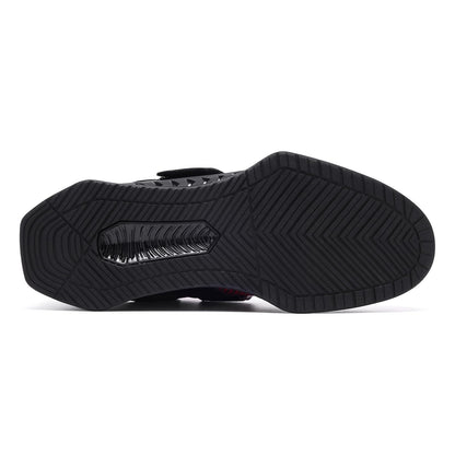 Osterland Weightlifting Shoes for Men Women,1.4 Inch Squat Shoes Black/Red