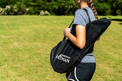 Waboba Hitman Flying Disc Target Game, 2 in 1 Foldable Throwing Garden Game with 4 Silicone Wingman Discs Included, Fun for All Ages, One Size