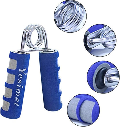 2 Pack Hand Grip Strengthener Set, Forearm Exerciser, Finger Gripper, Grip Strength Trainer, Hand Grip- Soft Foam Hand Exercise for Quickly Increasing Wrist Forearm and Finger Strength