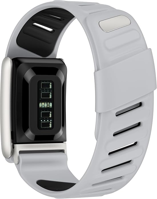 VeveXiao Rugged Comfort Silicone Wristband Compatible with WHOOP 5 | Whoop MG Band, Durable Soft Silicone Sports Loop Replacement Bands for Men Women with Metal Frame Connector