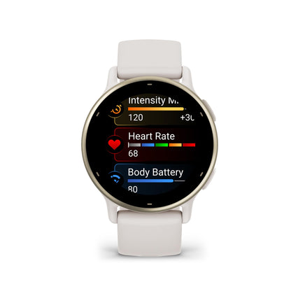 Garmin vívoactive® 5, Health & Fitness GPS Smartwatch, 42mm, Ivory