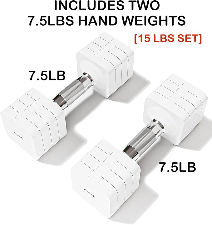 15LB 20LB 40LB 50LB Adjustable Dumbbell Set Free Weights Dumbbells Set for Women Men Hand Weights Sets Adjust Dumbbell Weight Sets for Home Gym Exercise Workout Strength Training Equipments