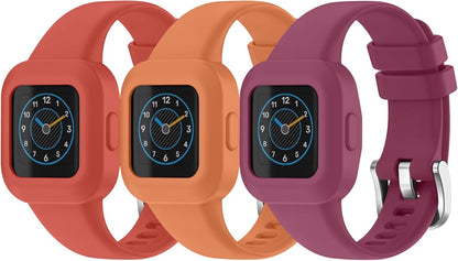 Meliya Silicone Band for Garmin Vivofit Jr 3 Bands, Soft Silicone Replacement Wristband Adjustable Sport Straps for Garmin Vivofit jr. 3