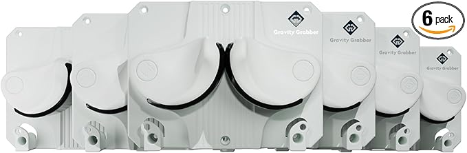 Ultimate Ski & Snowboard Wall Rack | Secure, Non-Slip Storage | Fits Any Ski/Board | Garage Organization | Ski Storage Rack | Snowboard Storage Rack | Winter Gear Organizer | 6 Pck