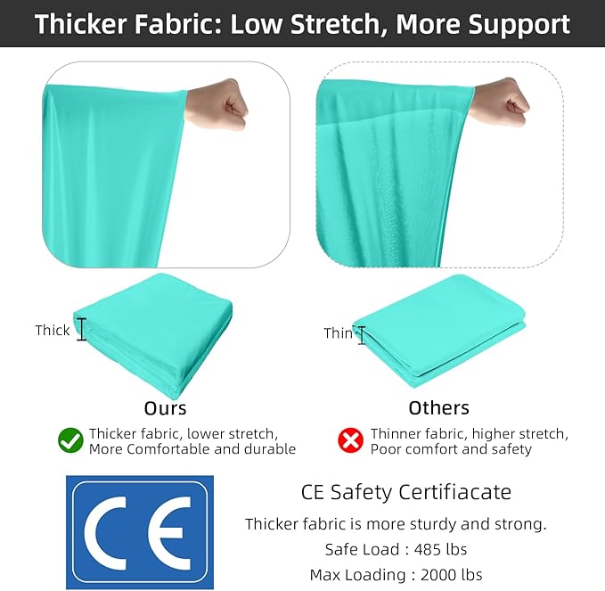 PRIOR FITNESS Aerial Silks Set, Professional Thicker Low Stretch Fabric 9/15/20 Yards Aerial Silk Swing Set with Hardware Guide, Yoga Starter Kit For Home, Aerial Yoga Hammock, Silks for Gymnastics, Antigravity Yoga, Inversion Exercise-All Levels