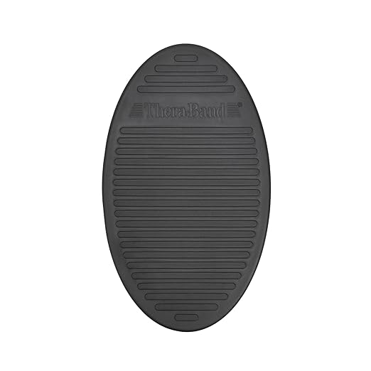 THERABAND Stability Trainer Pad, Advanced Level, Extra Soft, Black Foam Balance Pad for Physical Therapy, Exercise Pad for Core Strength, Lightweight Non-Slip Balance Trainer, Portable Foam Pad for Home or Clinic Use