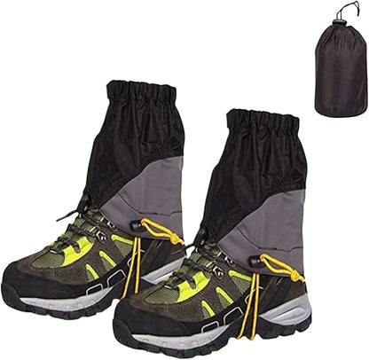 Waterproof Gators for Hiking Boots and Shoes Lightweight Adjustable Leg Gaiters for Men Women Gaiters for Hiking Snowshoeing