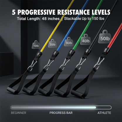 VEICK Resistance Bands, Exercise Bands, Workout Bands, Resistance Bands for Working Out with