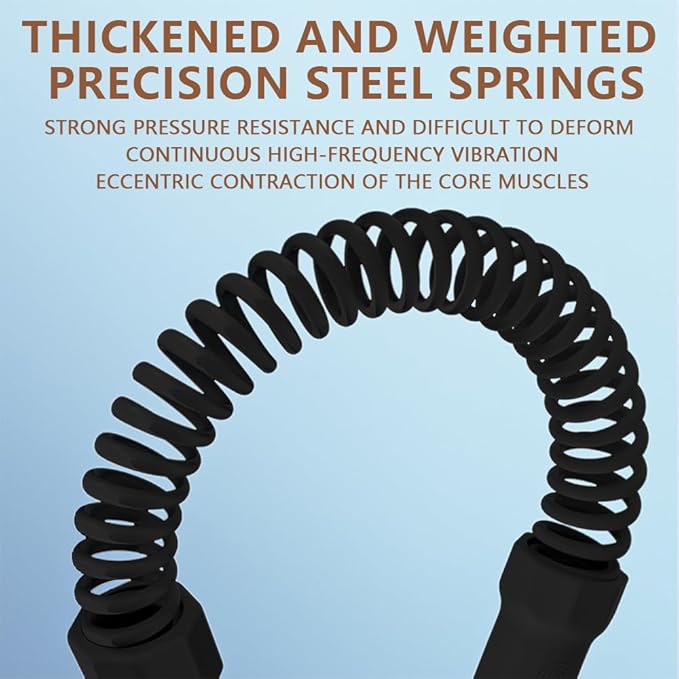 Ocdin Portable Ropeless Battle Ropes for Home Gym, 2 Sticks Cordless Training Rope for Low-Impact Cardio Training