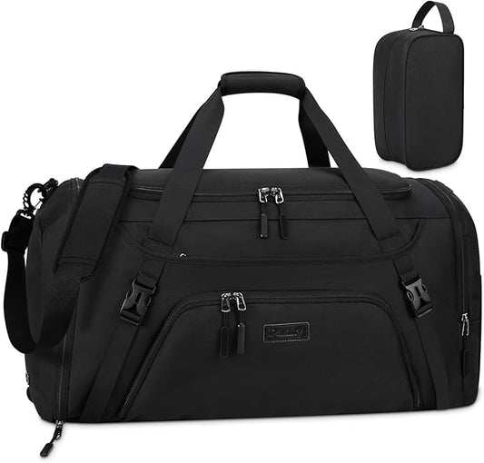 Gym Duffle Bag for Women Men 55L Waterproof Sports Bags Travel Duffel Bags with Shoe