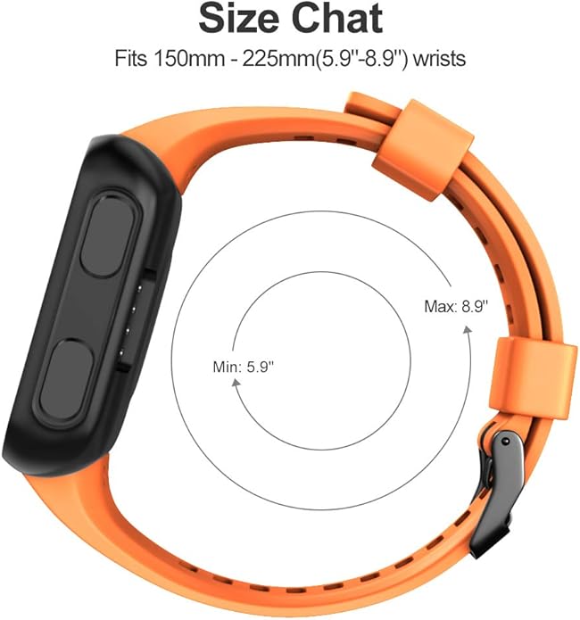 Compatible with Garmin Forerunner 35 Band,Solf Silicone Replacement Bands for Garmin Forerunner 35 Watch