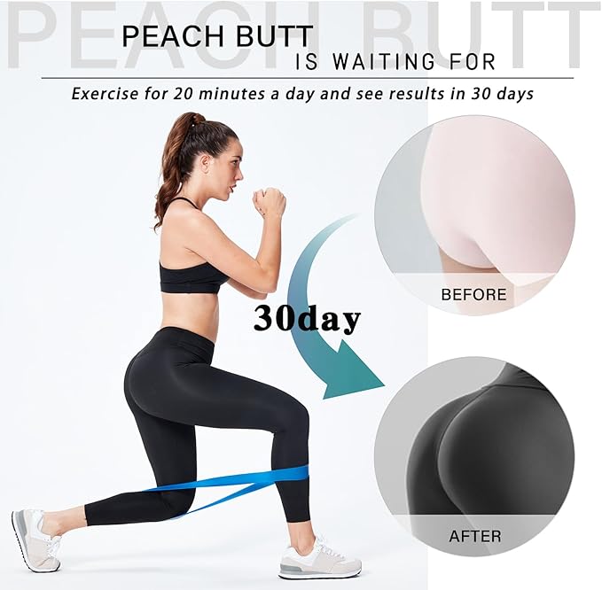 Resistance Bands for Working Out, Physical Therapy Bands, Latex Free Elastic and Exercise Bands Set for Stretching, Suitable for Rehab, Yoga, Pilates, Gym, Home Exercise