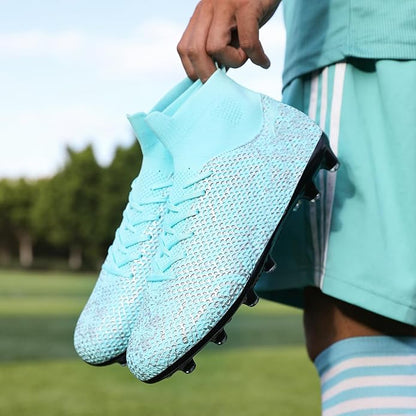 Adult Soccer Cleats Men Lightweight Football Boots Breathable Professional Sneaker Sport Athletic Ground Football Shoes