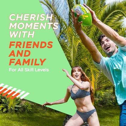 Sunlite Sports Waterproof Football for Lawn Backyard Pool Beach Lake Park Water Toy, Outdoor Play, for Kids Children Teens Adults, Family Fun