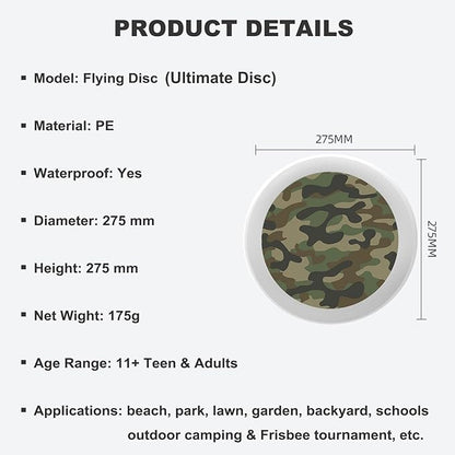 Sun and Snowflake Outdoor Flying Disc Hot and Cold Summer and Winter Element Ultimate Disc 175g for Boys Girls Men Women Birthday Christmas