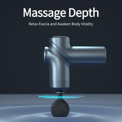 LEERCON Massage Gun Deep Tissue, Silent Motor and Portable Massage Gun with 4 Interchangeable Heads