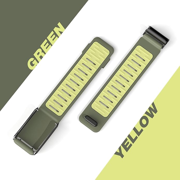 Men Women Soft Silicone Wristband Compatible with Whoop 4.0 Band Strap, Replacement Adjustable Breathable Sport Band for Whoop 4.0 & U-shaped Metal Frame