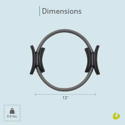 Pilates Ring, Ultra-Fit Circle Mini, Balanced Body Fitness Ring, 12 in