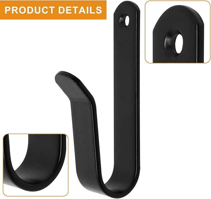 Snowboard Wall Mount, Horizontal Snowboard Hanger Rack Heavy Duty Garage Wall Rack 4pcs