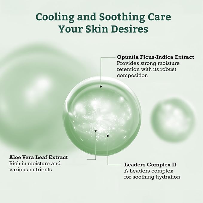 LEADERS Aloe Soothing Skin Renewal Mask ??Calms Irritated Skin, Reduces Redness & Provides Deep Hydration ??Gentle Formula for Sensitive Skin ??Hydrating Face Mask with Aloe Vera ??10 Sheets