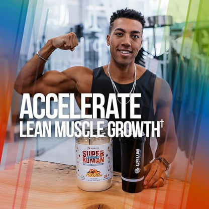 ALPHA LION Superhuman Whey Protein Powder, Great Tasting Pure Isolate, Low Carb, Sugar, No Bloat Post Workout, Muscle Recovery & Growth (28 Servings, Anabolic Cereal) 31.2175 Ounce
