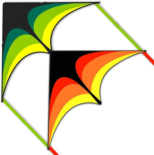 Mint's Colorful Life Delta Kite for Kids & Adults, Extremely Easy to Fly Kite, Best Kites for
