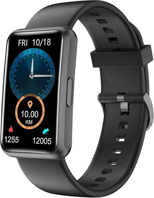 HUAKUA Fitness Tracker No Bluetooth No APP No Phone Needed, Fitness Watch for Men Women Parents