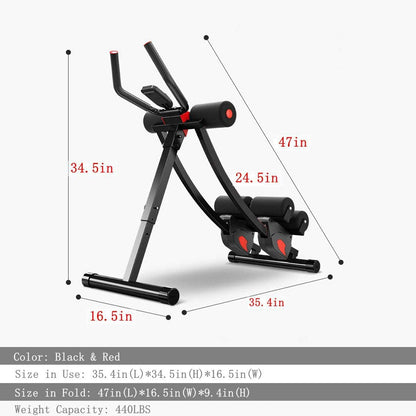 ab machine, ab workout equipment for home gym, Height Adjustable ab trainer