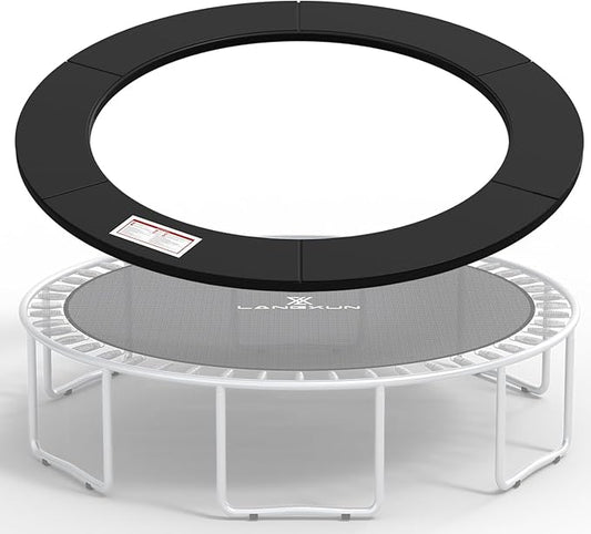 LANGXUN Universal Trampoline Repalcement Safety Pad, 8ft 10ft 12ft 14ft 15ft 16ft Waterproof