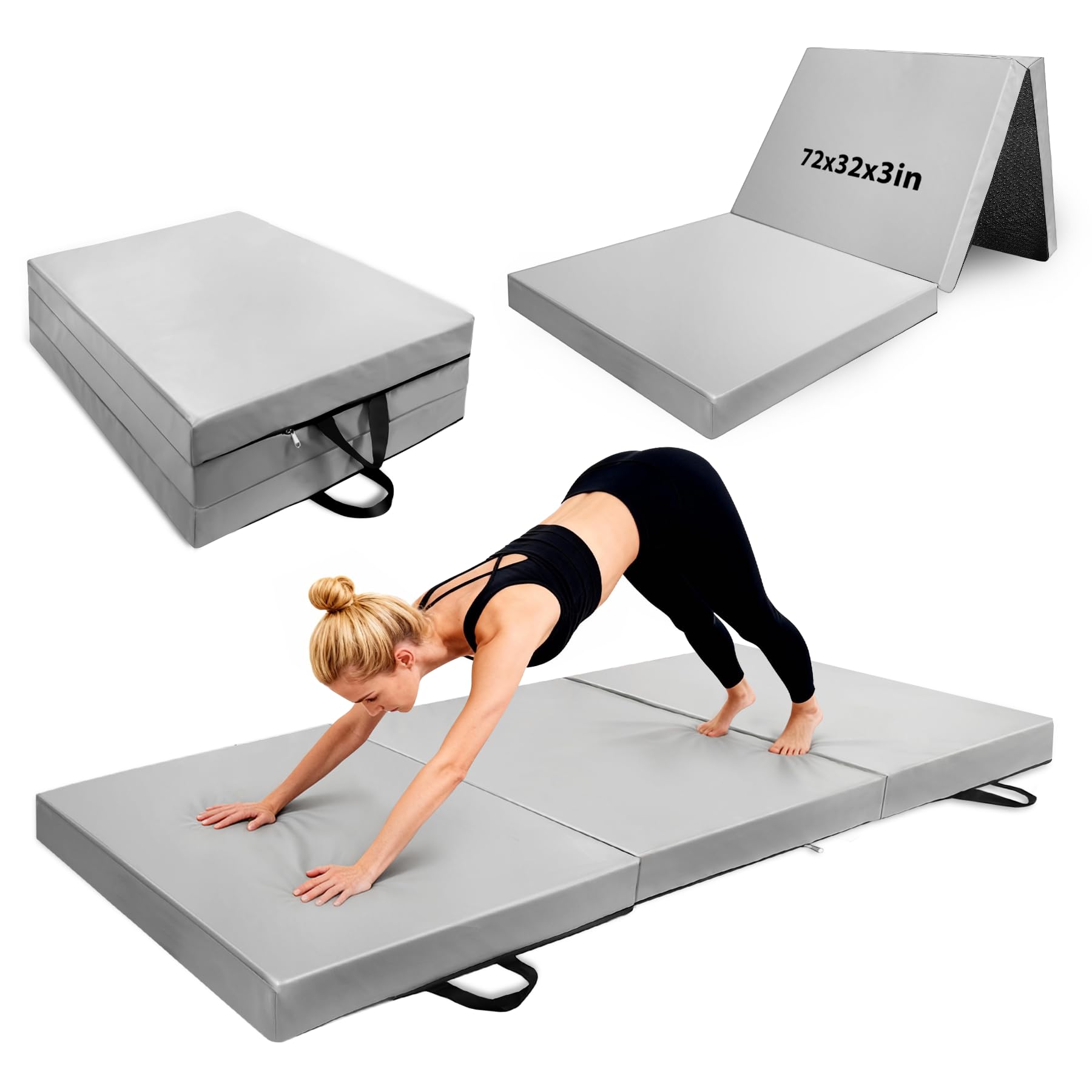 3 Inch Thick Yoga Mat 72 * 32 * 3 inch Extra Thick Exercise Mats Non-Slip Workout Mat for Pilates