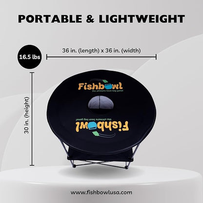 The Ultimate Bag Toss Yard Game - Portable Game Set Lawn & Beach for Family, College and Adults - Includes 12 Bags, Collapsible Base, Game Board & Case - Outdoor Games - Cornhole Set