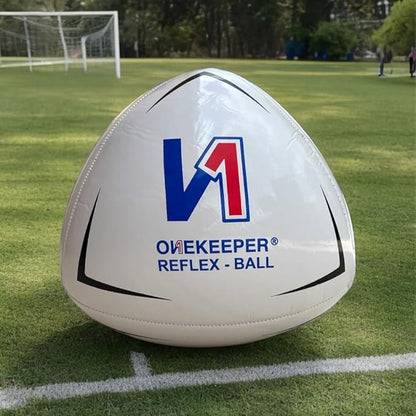 Soccer Reflex & Reaction Ball - White, Orange, Blue, Pink, and Fluo Yellow, Agility and Coordination Training for Kids and Juniors (Pump Not Included)